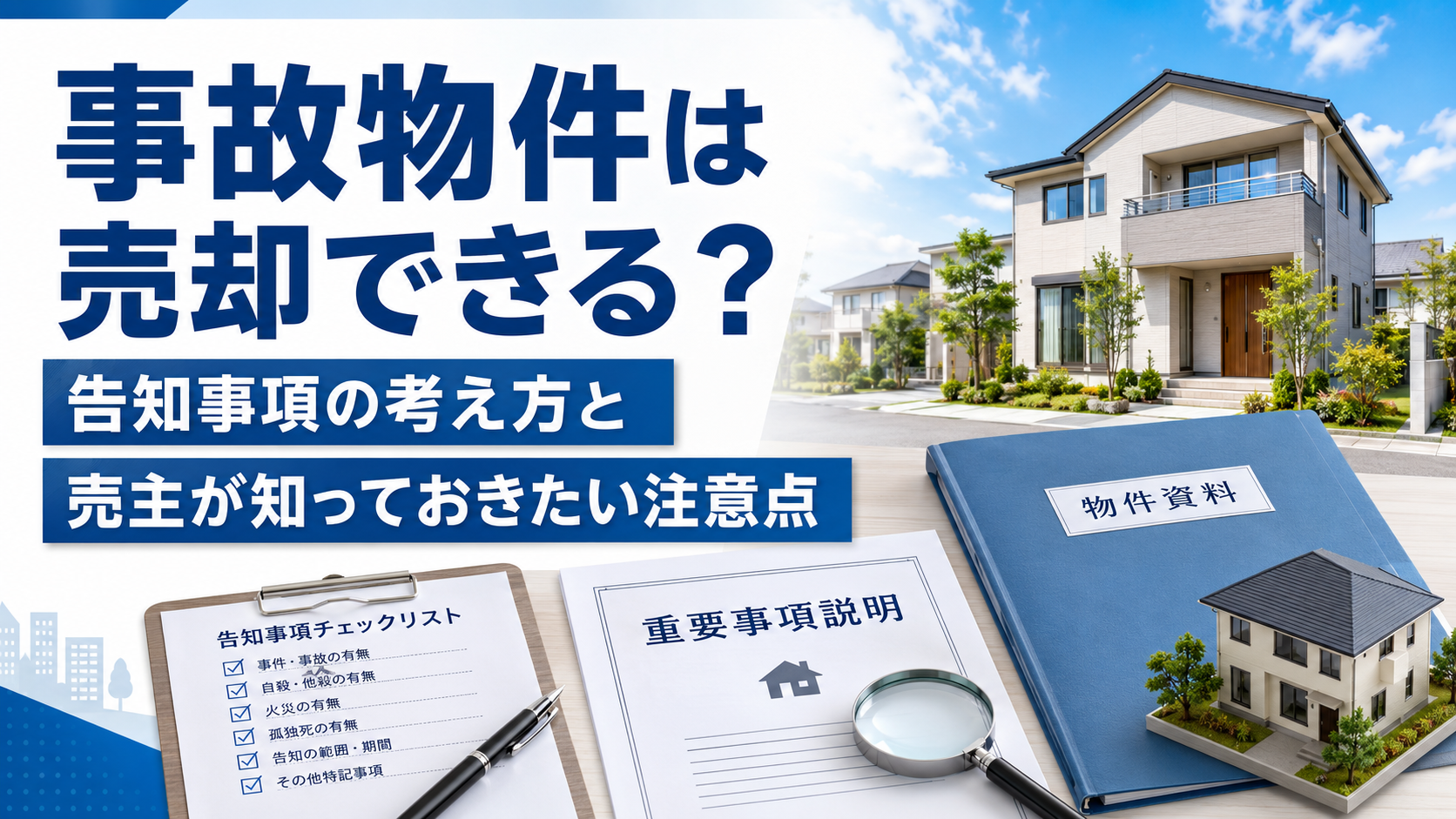 事故物件は売却できる？