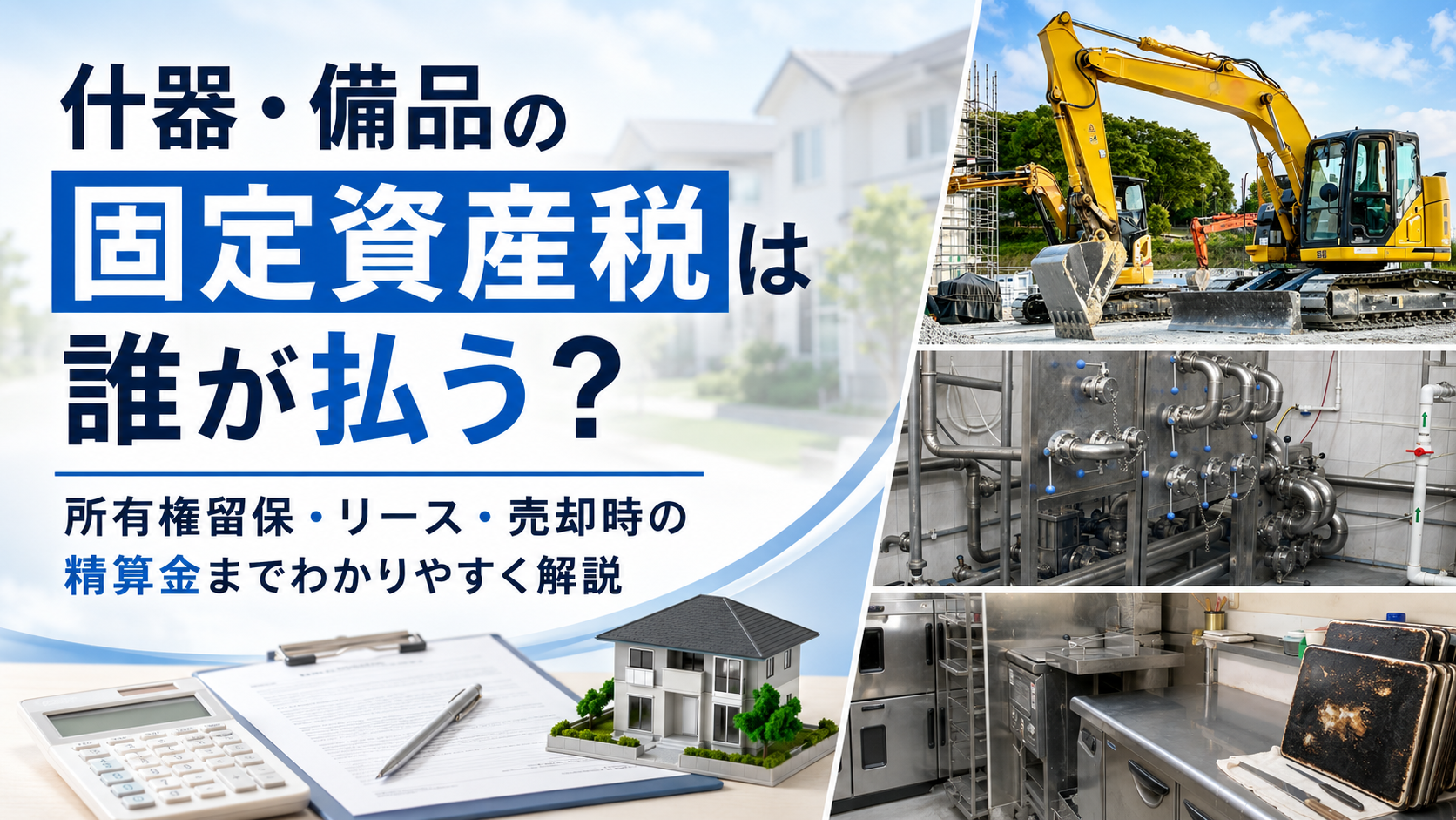 什器・備品の固定資産税は誰が払う
